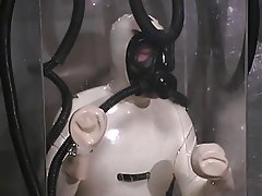 Brunette Latex BDSM Femdom Foot Fetish 